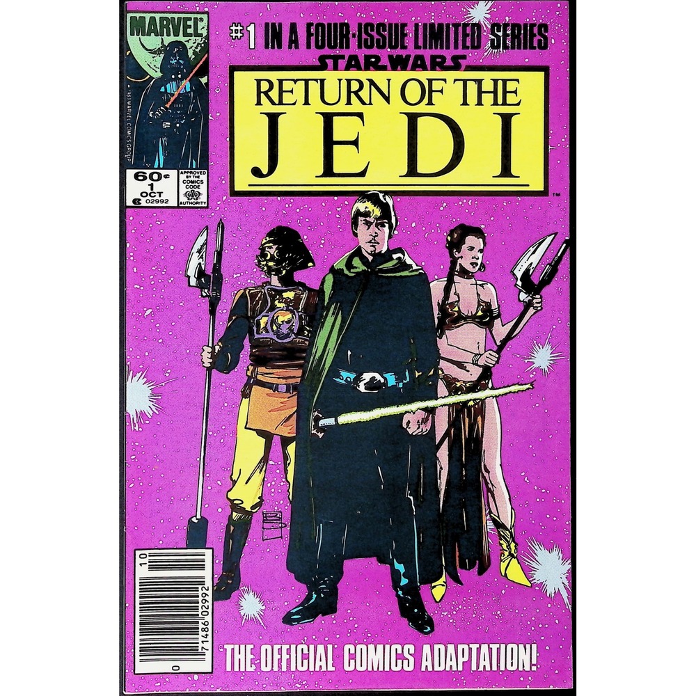Star Wars Return of the Jedi #1 Newsstand 1st app Jabba 1983 Marvel comic book